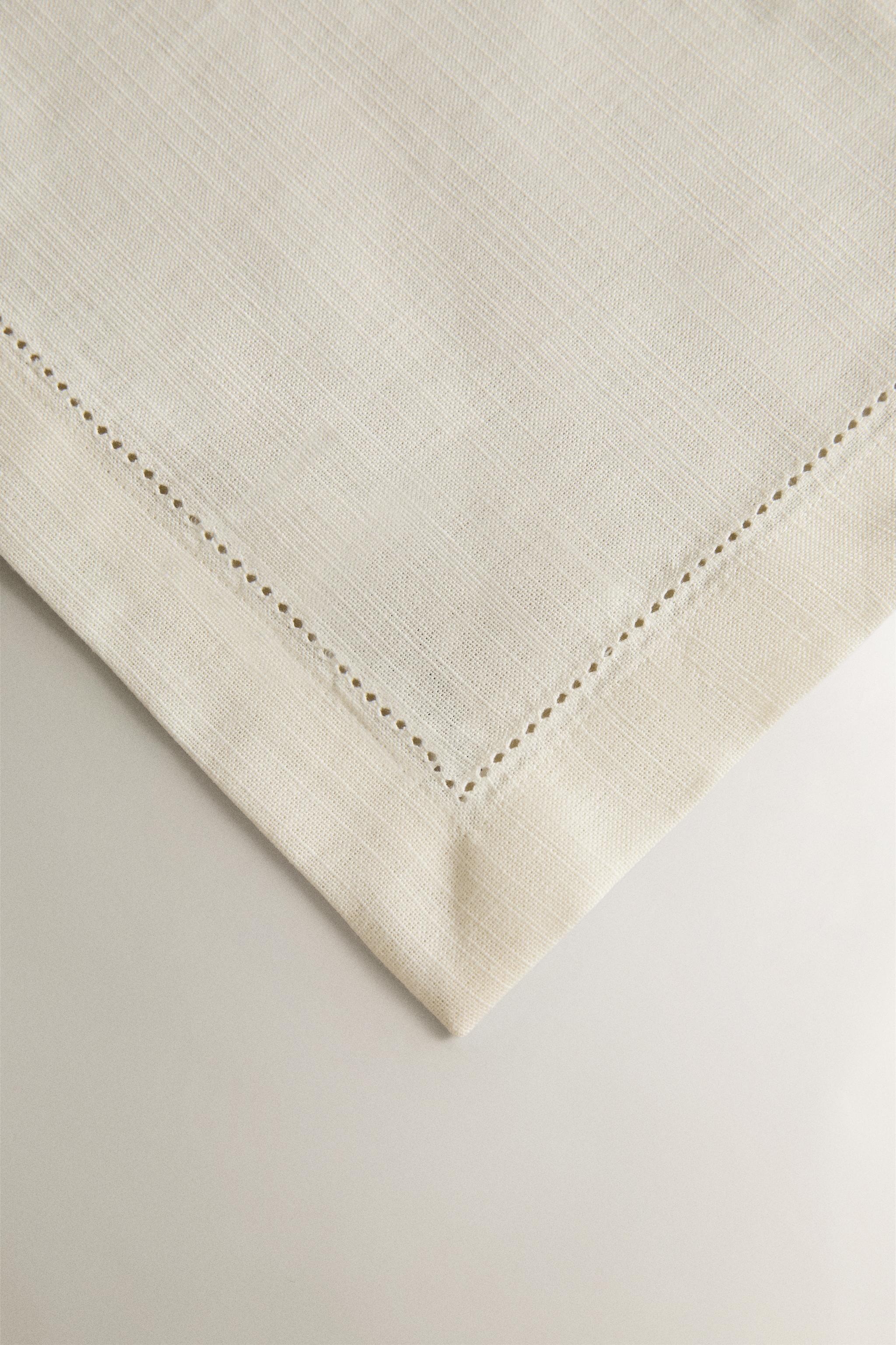 SERVIETTE DE TABLE COTON JOUR ÉCHELLE